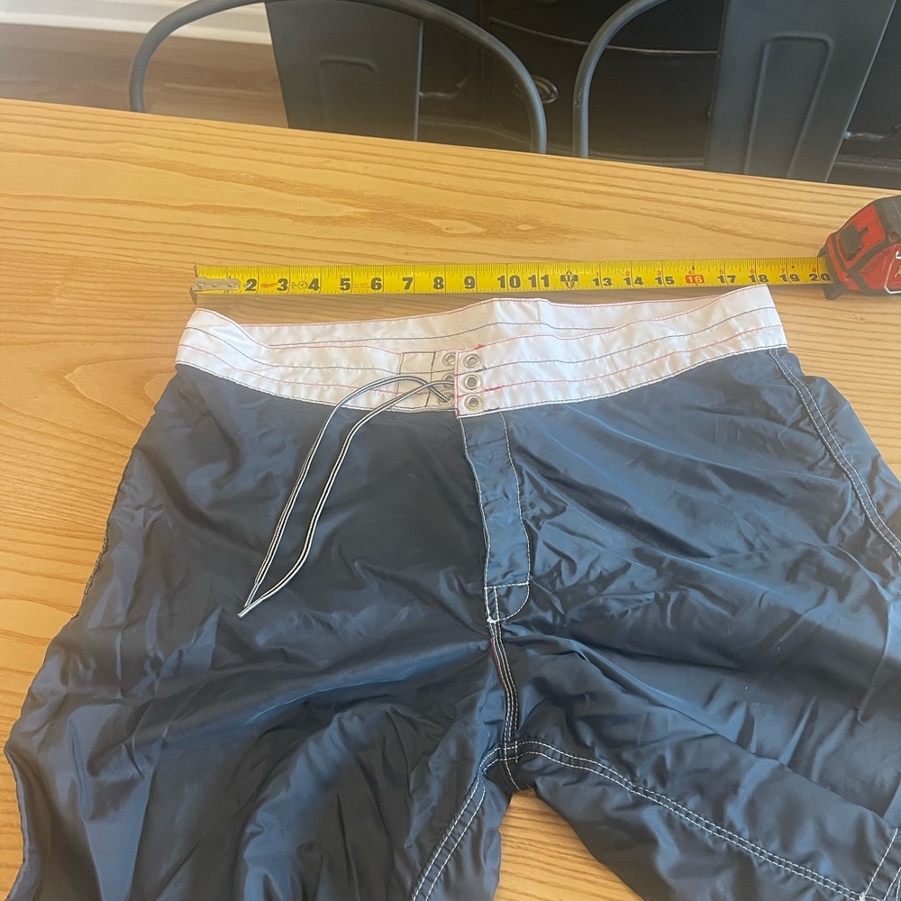 Birdwell Beach Britches Navy and White Board Shorts
